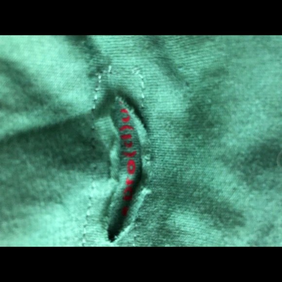 Incredible Produx Coupe green long sleeves crew neck ripped top special inserts - Picture 9 of 9